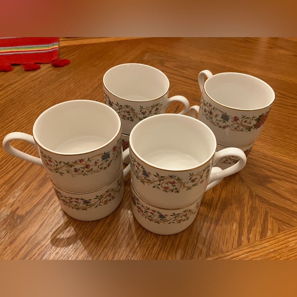 *Reserved Bundle* Monaco Teacups 10” Dinner Plates